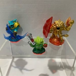 Sklylanders Trap Team Character Figures - Snap Shot / Wildfire / Food Fight